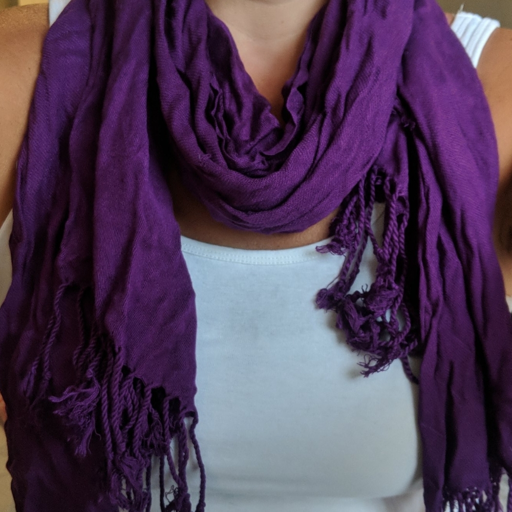 4/$15! Purple Scarf or Shawl